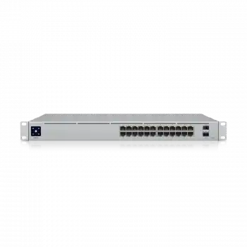 Ubiquiti UniFi Switch Pro 24 | Layer 3, Fansız 24-Port 10G SFP+ Switch
