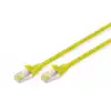 Digitus CAT 6A S/FTP 10GbE LSZH Patch Kablo - 0.5 Metre, Sarı