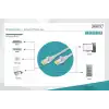 Digitus CAT 6A S/FTP LSZH Profesyonel Patch Cord Kablo - 15 Metre, Gri