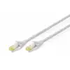 Digitus CAT6A S/FTP 7 Metre Patch Kablo LSZH, AWG 26/7, 10GbE Gri