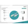 Digitus CAT 6A S/FTP LSZH Profesyonel Patch Cord Kablo - 1 Metre, Gri