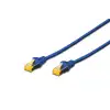 Digitus CAT 6A S/FTP LSZH Profesyonel Patch Cord Kablo - 2 Metre, Mavi