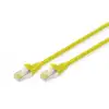 Digitus CAT 6A S/FTP LSZH Profesyonel Patch Cord Kablo - 2 Metre, Sarı
