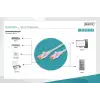 Digitus CAT 6 S/FTP LSZH Profesyonel Patch Cord Kablo - 2 Metre, Gri