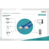 Digitus CAT 6 S/FTP LSZH Profesyonel Patch Cord Kablo - 2 Metre, Mavi