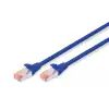 Digitus CAT 6 S/FTP LSZH Profesyonel Patch Cord Kablo - 2 Metre, Mavi