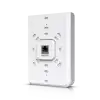 Ubiquiti U6 IW | Access Point | UniFi6 In-Wall, WiFi 6 Dual Band, 1x GbE PoE In, 4x GbE PoE Out
