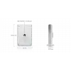 Ubiquiti U6 IW | Access Point | UniFi6 In-Wall, WiFi 6 Dual Band, 1x GbE PoE In, 4x GbE PoE Out
