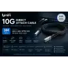 Ubiquiti UniFi 10G SFP+ DAC Bağlantı Kablosu Siyah - 3 Metre UACC-DAC-SFP10-3M