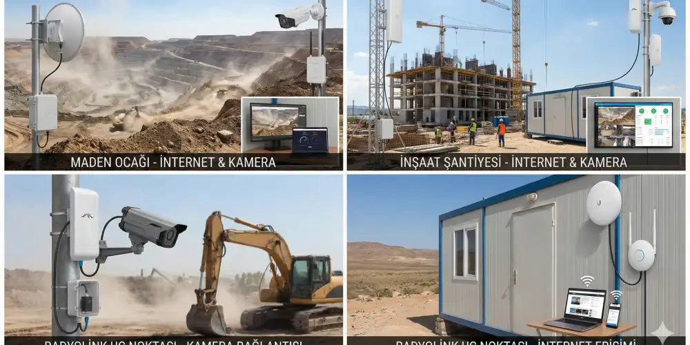 Zorlu Şartlar ve Şantiyeler İçin İnternet Çözümleri