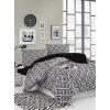 ÇİFT KİŞİLİK NEVRESİM TAKIMI LASTİKLİ ÇARŞAFI(180X200)-SİYAH
