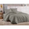 TEK KİŞİLİK PAZEN(FLANEL) %100 PAMUK NEVRESİM TAKIMI (LASTİKLİ ÇARŞAFI 120X200)-GRİ