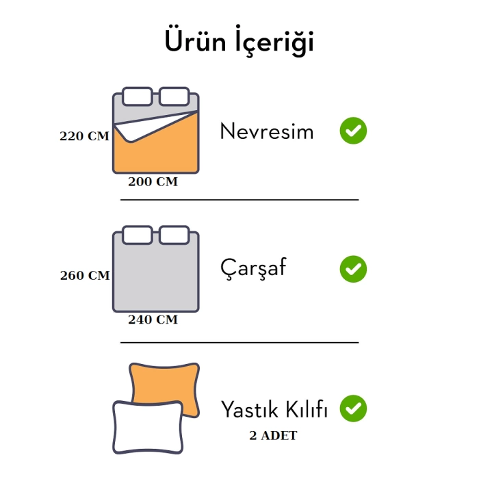 SEDEF HOME NEVRESİM TAKIMI ÇİFT KİŞİLİK DÜZ ÇARŞAFLI-SİYAH/ANTRASİT