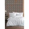 SEDEF HOME NEVRESİM TAKIMI ÇİFT KİŞİLİK LASTİKLİ ÇARŞAFLI 140X200-BEYAZ