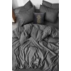 SEDEF HOME NEVRESİM TAKIMI(XL YORGAN İÇİN)180X200 LASTİKLİ ÇARŞAFLI/ANTRASİT