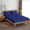 SEDEF HOME BATTAL BOY KUMAŞ LASTİKLİ ÇARŞAF TAKIMI (180X200+28 CM)/LACİVERT