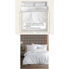SEDEF HOME ÜÇ TARAFI FERMUARLI NEVRESİM TAKIMI ÇARŞAFI LASTİKLİ(120X200)-BEYAZ