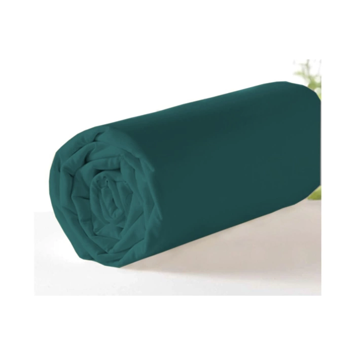 SEDEF HOME TEK KİŞİLİK KUMAŞ LASTİKLİ ÇARŞAF TAKIMI (100X200+28 CM)/TURKUAZ