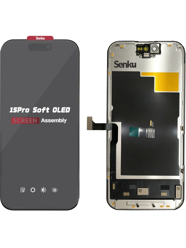 Senku Apple Uyumlu iPhone 15 Pro Lcd Ekran Soft OLED (IC Transplanted)