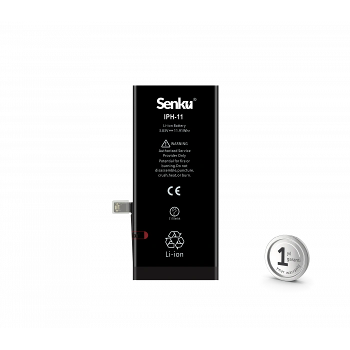 Senku Apple Uyumlu iPhone 11 Batarya