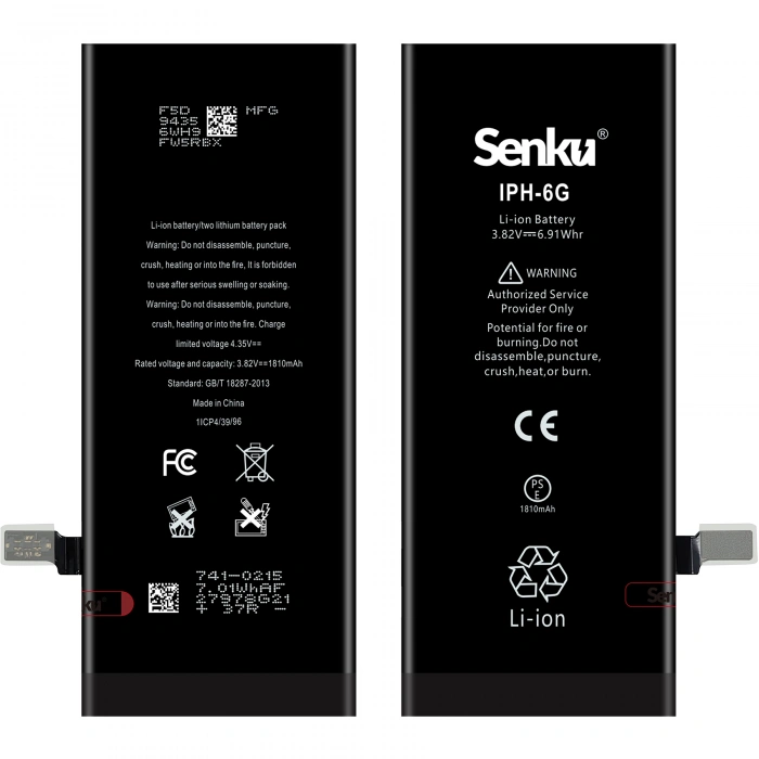 Senku Apple Uyumlu iPhone 6 Batarya