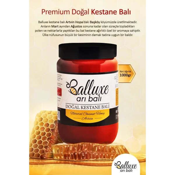 Premium Doğal Kestane Balı Net: 1000 gr