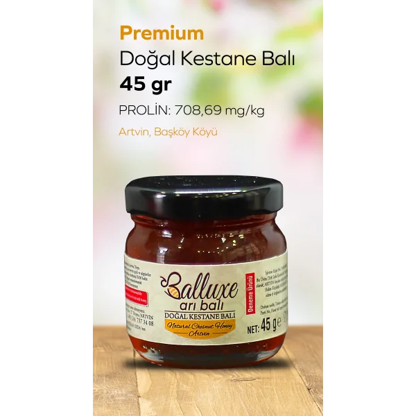 Premium Doğal Kestane Balı 45 gr | Tadımlık Ürün