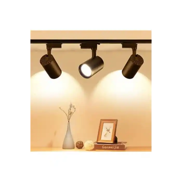 1 Metre Ray 3 Adet Ray Spot Set Siyah Kasa Günışığı Renk 20 W Dekoratif Spot