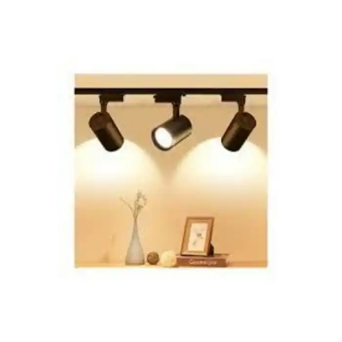 1 Metre Raylı 3 Adet 30w Led Siyah Kasa Günışığı Ray Spot Led Vitrin Mağaza Armatürü