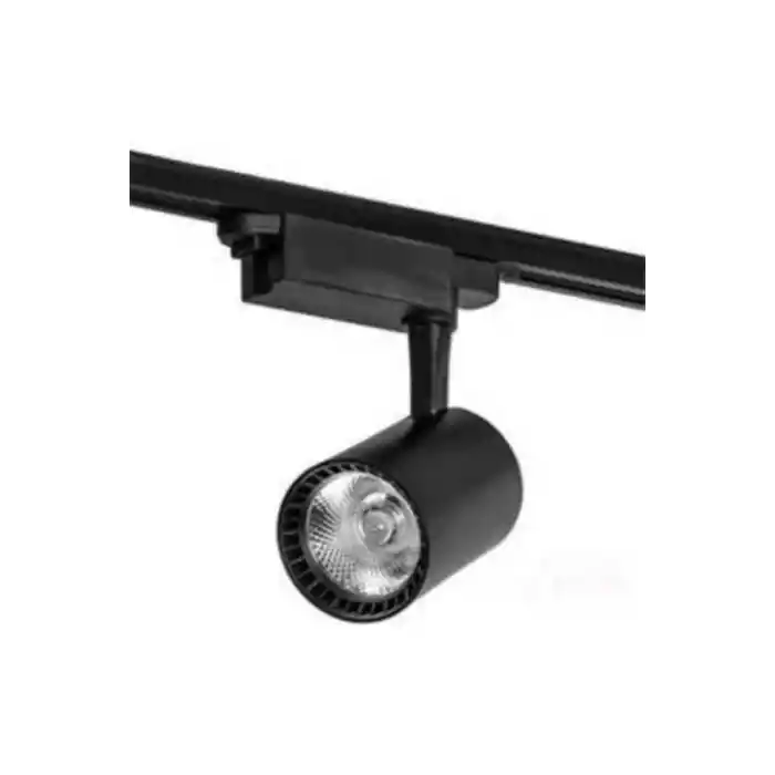 Teknocean 3 Adet 30w Ray Spot Vitrin Mağaza Aydınlatması 1 Metre Raylı Siyah Kasa Günışığı