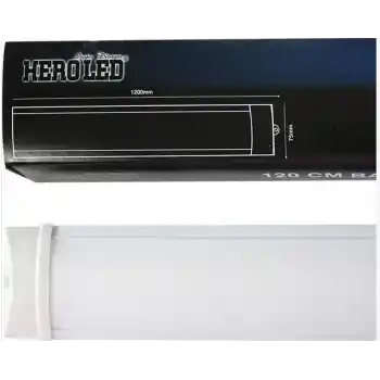 Hero Led 10 Adet 40 Watt 120 cm Yatay Bant ARMATÜRÜ-40W Bant Armatür-Beyaz