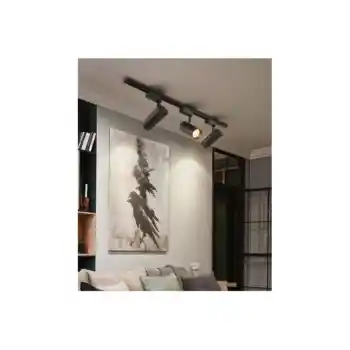 Ray Spot Siyah 3lü Gün Işığı 3adet Spot 1 Mt Ray Mağaza Vitrin Özel Alan Aydınlatma