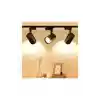 1 Metre Raylı 3 Adet 30w Led Siyah Kasa Günışığı Ray Spot Led Vitrin Mağaza Armatürü