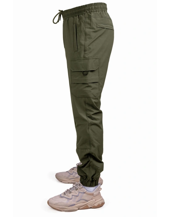 Tight Leg Tactical Pants Khaki