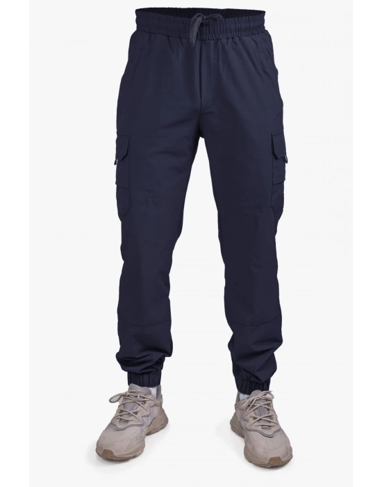 Tight Leg Tactical Pants Navy Blue