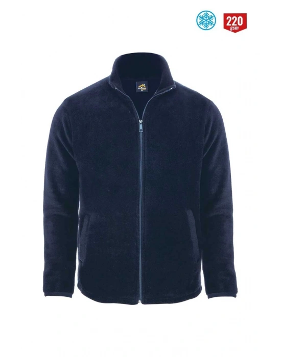 Navy Blue Fleece Jacket