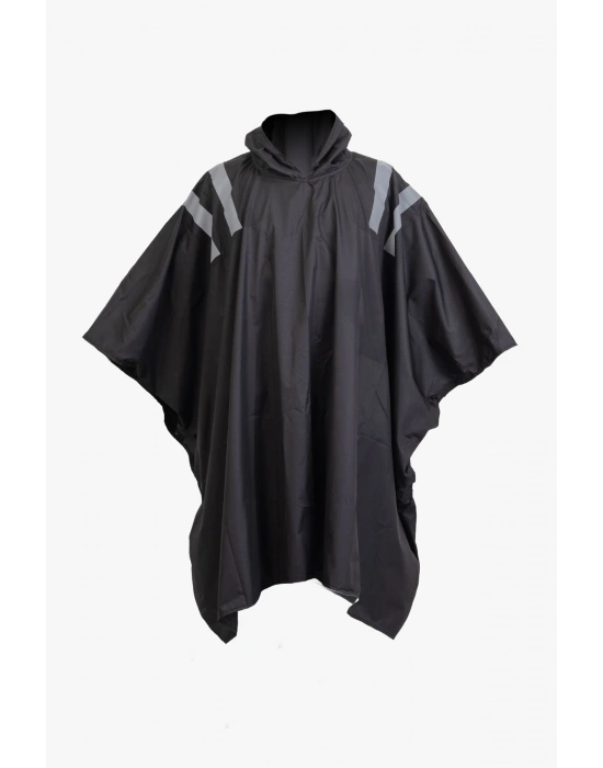 Poncho Raincoat Black