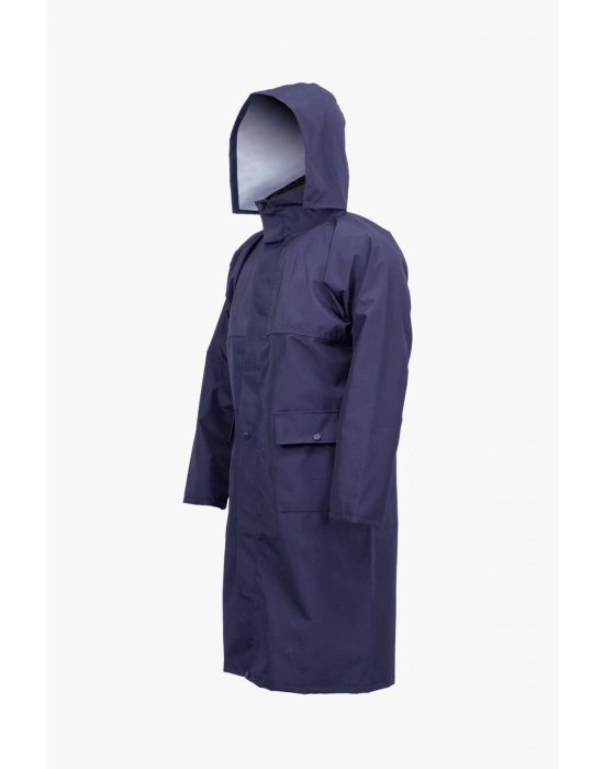 Coat Raincoat Navy Blue