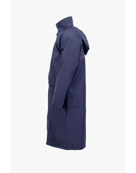 Coat Raincoat Navy Blue