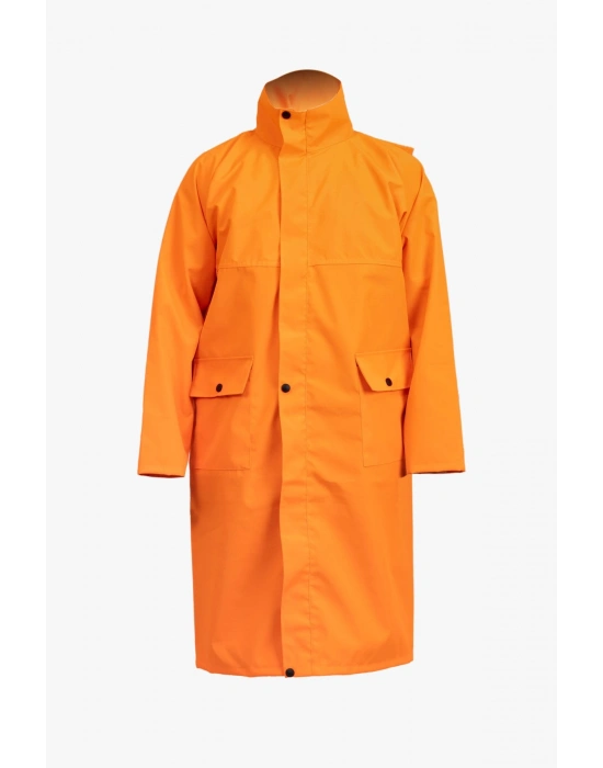 Coat Raincoat Orange