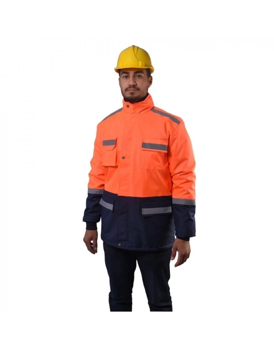 Toytex Oxford Two-Tone Parka Coat