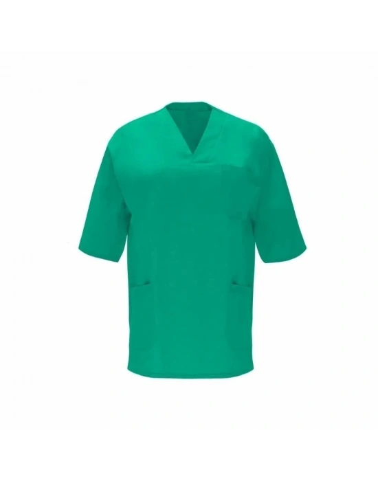 Unisex Short Sleeve Top Scrubs Doctor Nurse Uniform