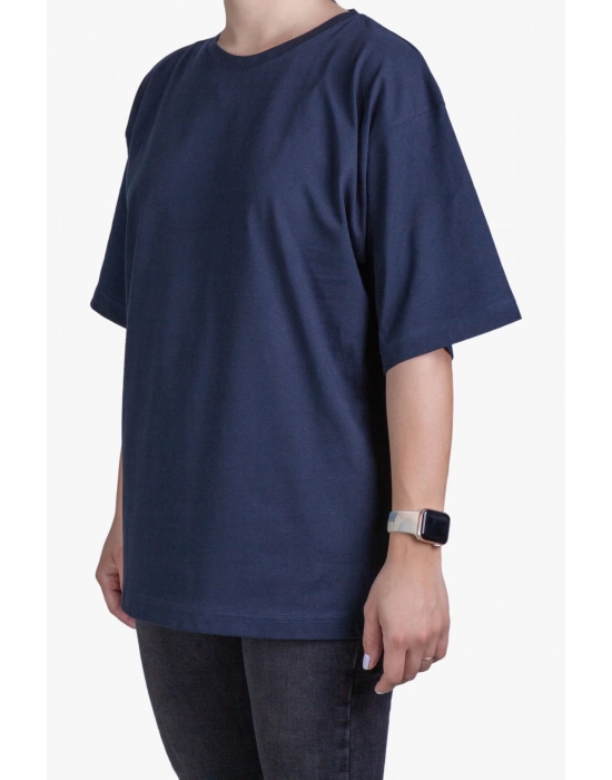 Unisex Oversize T Shirt Navy Blue