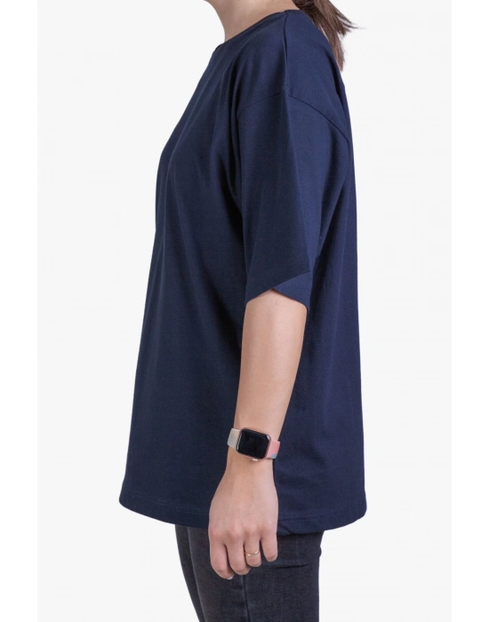 Unisex Oversize T Shirt Navy Blue
