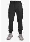 Tight Leg Tactical Fabric Pants Black