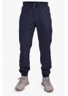 Tight Leg Tactical Pants Navy Blue