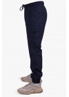 Tight Leg Tactical Pants Navy Blue