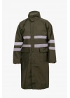 Coat Raincoat Reflective Khaki