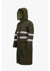 Coat Raincoat Reflective Khaki