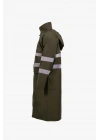 Coat Raincoat Reflective Khaki
